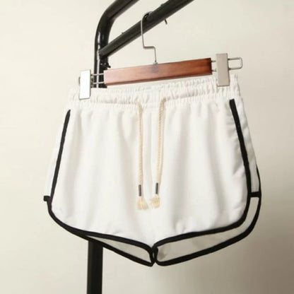 Drawstring Waist Athletic Shorts