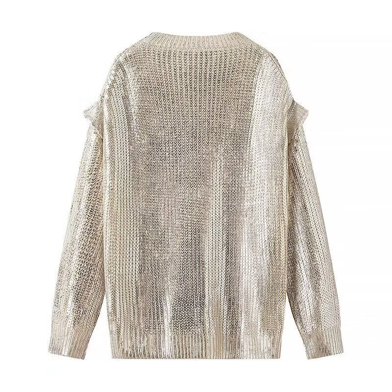 Sequin Knit Sweater