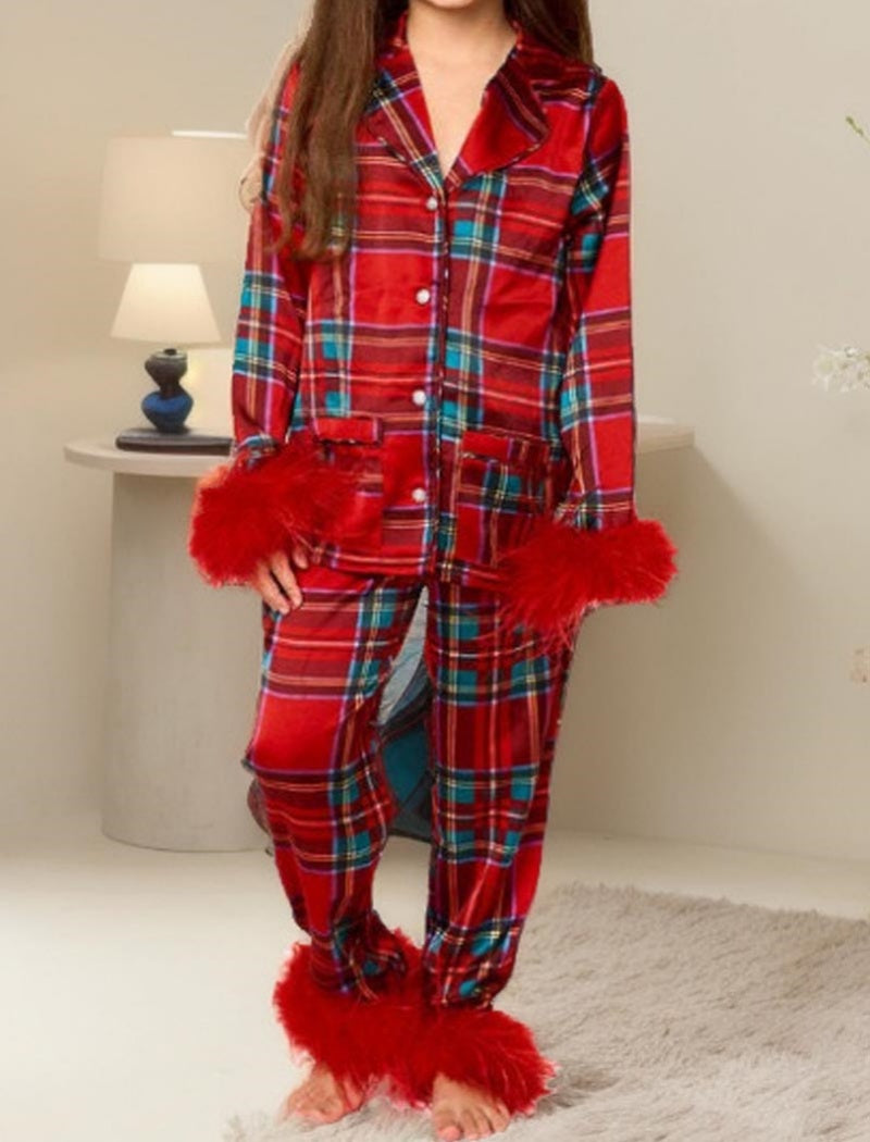 Christmas Printed Pajama Set for Kids