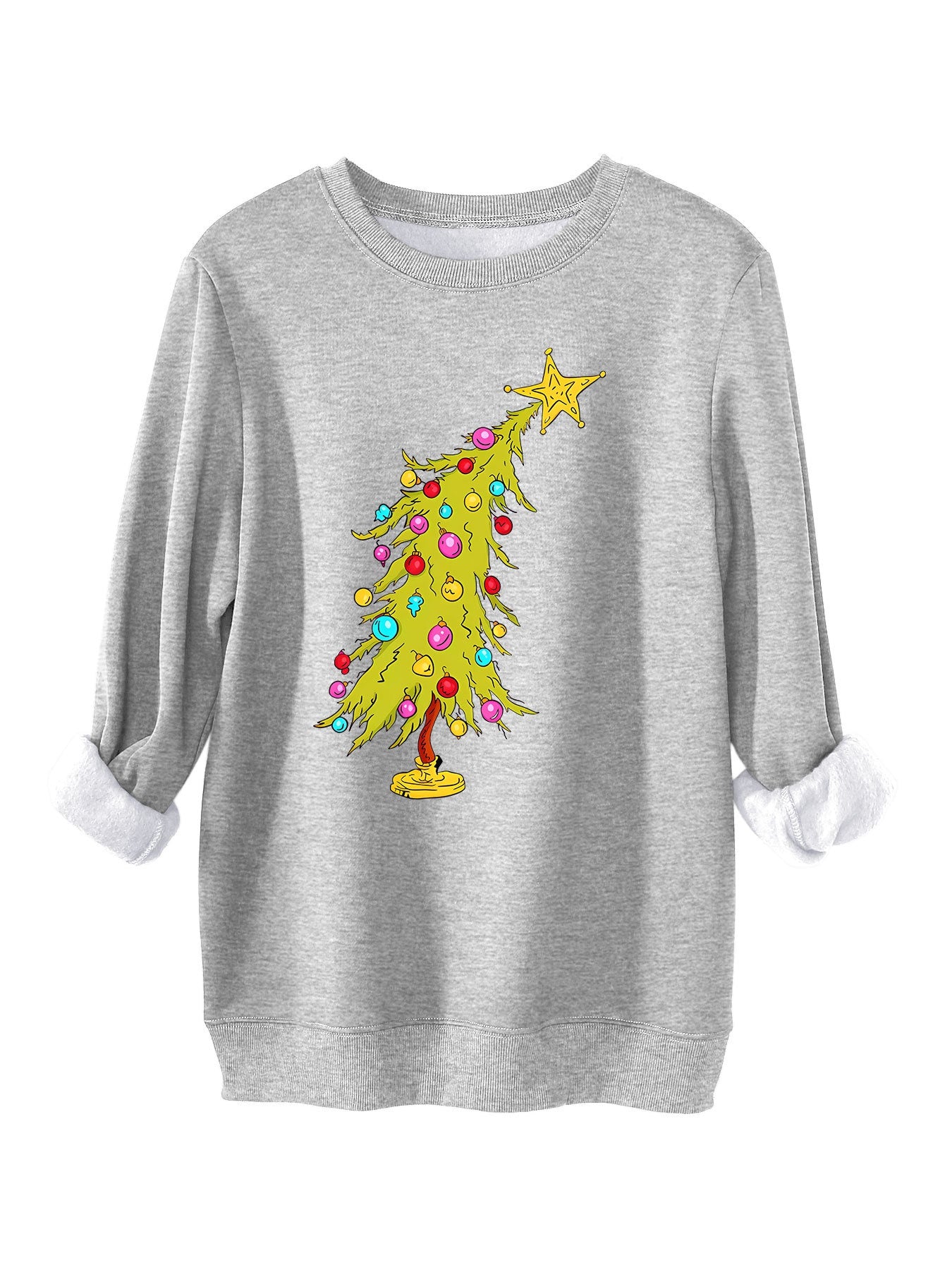 Round Neck Christmas Tree Top