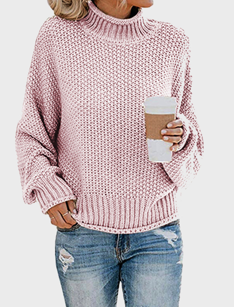 Chunky Knit Turtleneck Sweater