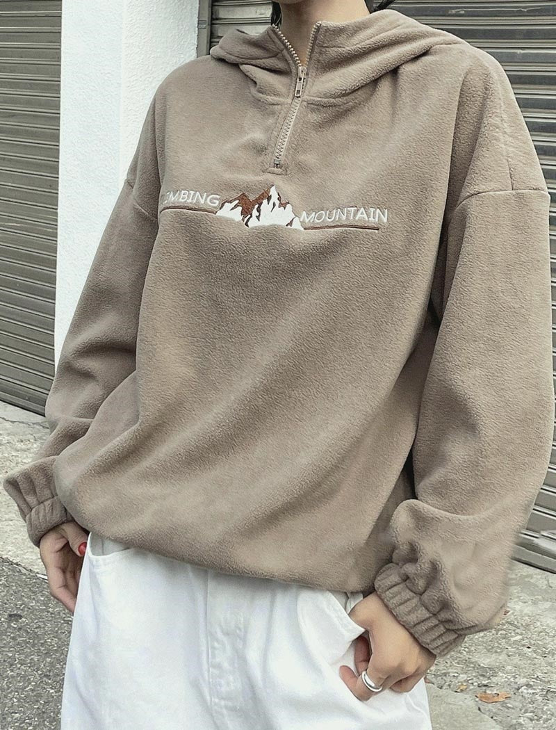 Half-Zip Pullover Hoodie