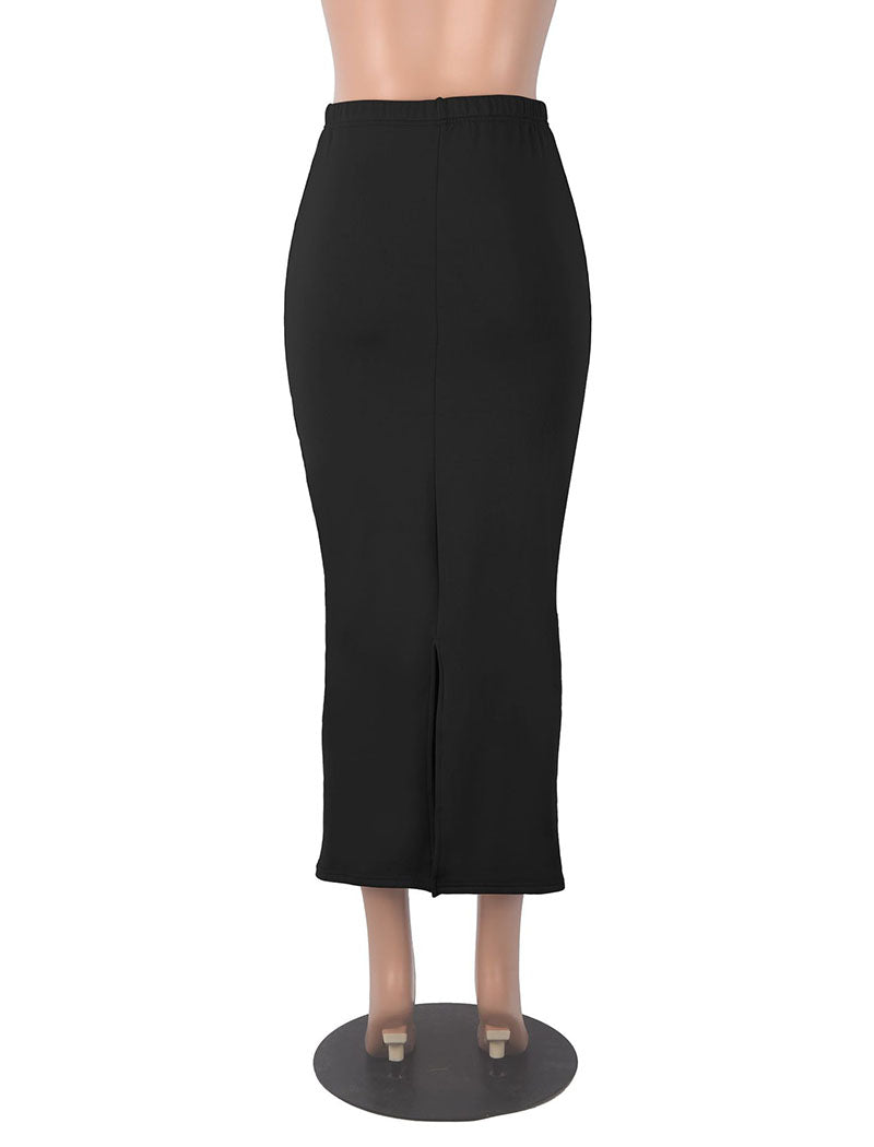 Solid/Graphic Skirt