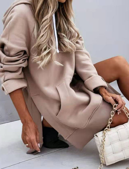 Casual Oversized Hoodie Dress