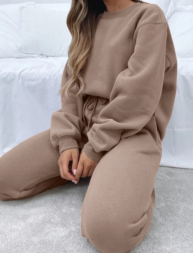 Fleece Top and Jogger Set