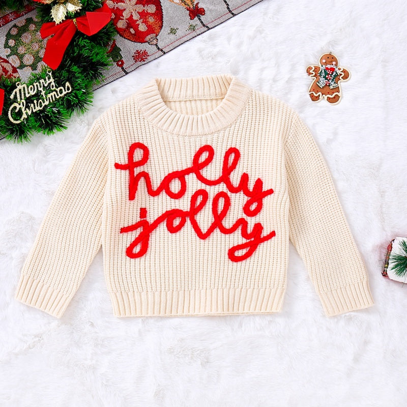 Crew Neck Holly Jolly Sweater