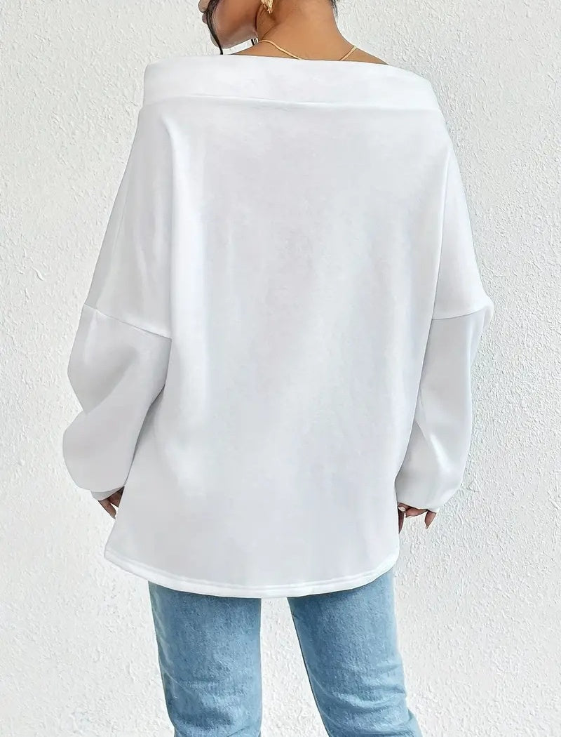 Off-Shoulder Drawstring Top