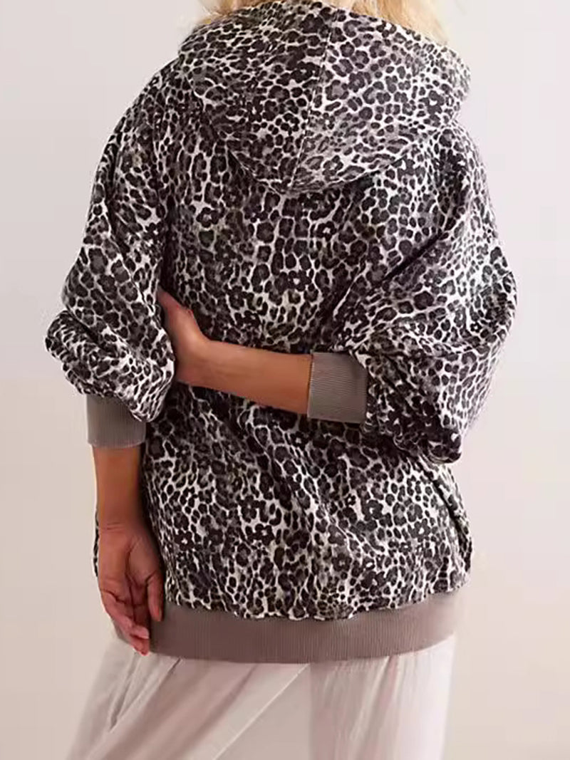Leopard Print Pullover