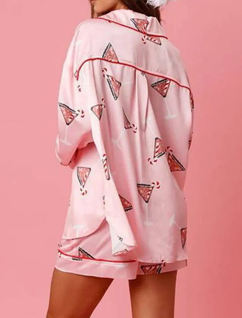 Watermelon Martini Pajama Set