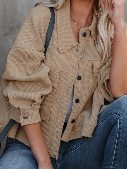 Cropped Button-Up Shirt