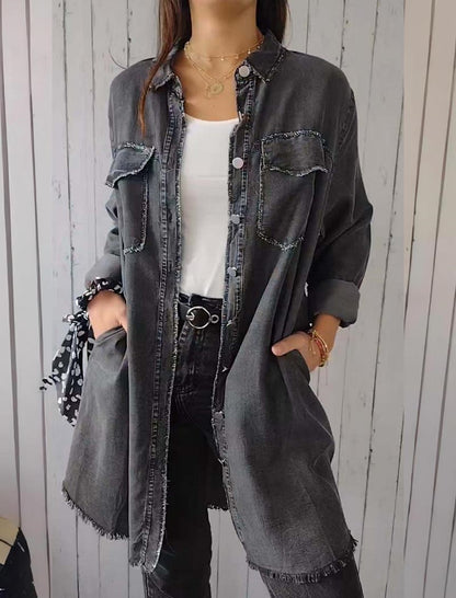 Casual Long Shirt Jacket