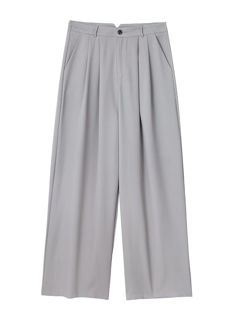 High-Rise Wide-Leg Trousers