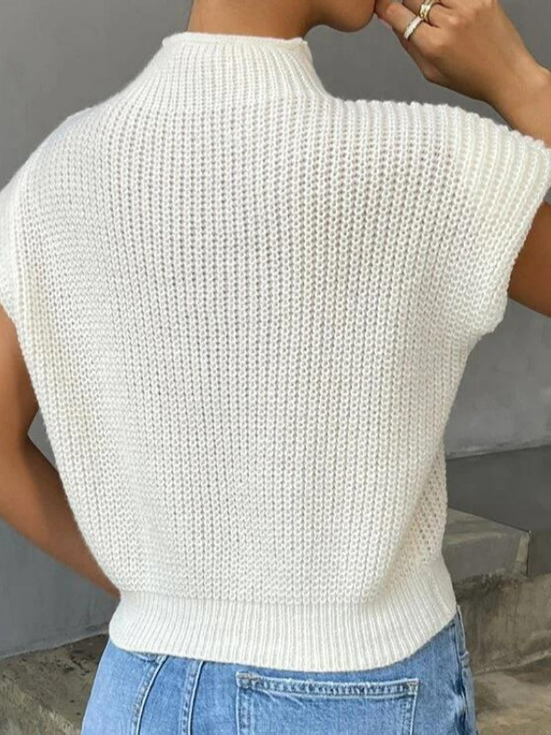 Cable Knit Sleeveless Top