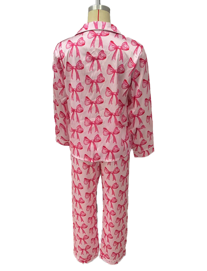 Long Sleeve Collared Ribbed Lounge Set