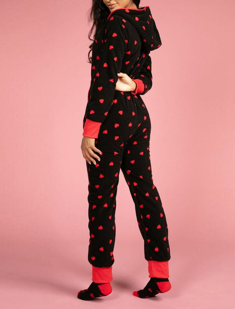 Valentine Heart Print Onesie