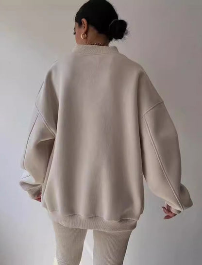 Oversized Casual V-Neck Top