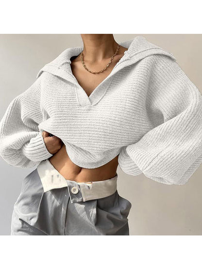 Cropped Sweater Top