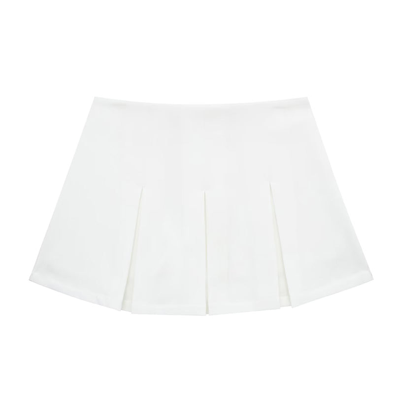 Pleated Mini Skort
