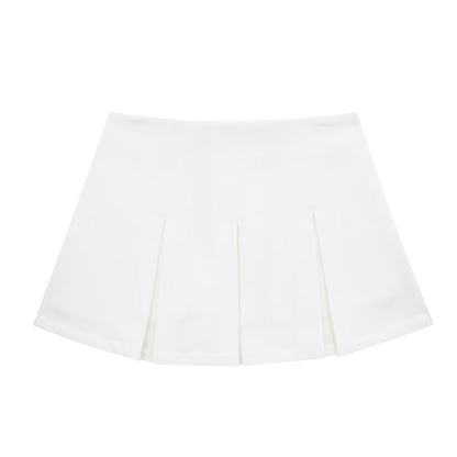 Pleated Mini Skort