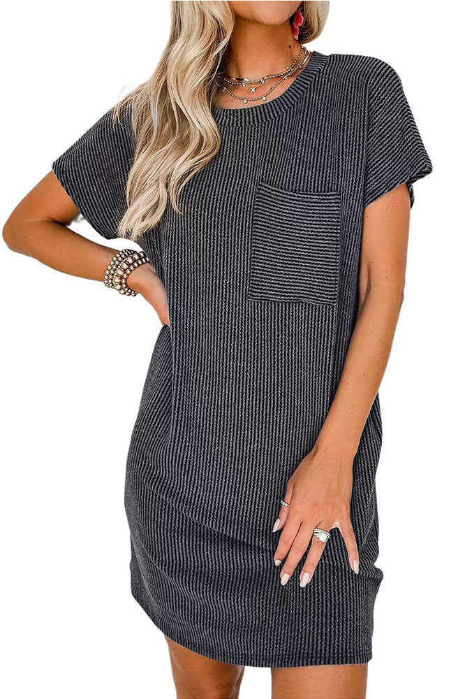 Ribbed T-Shirt Dress