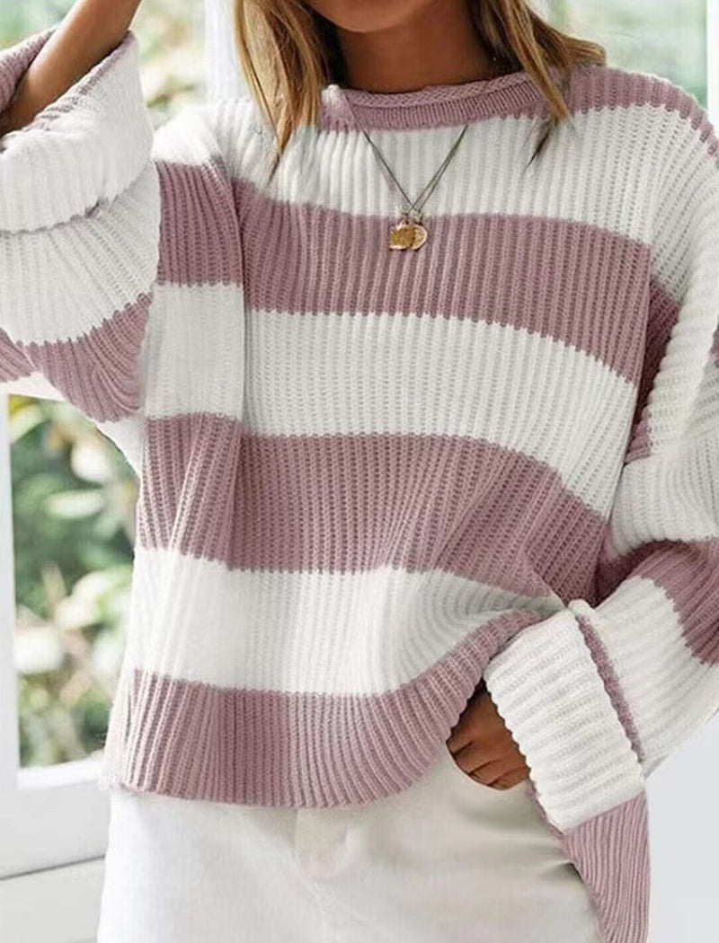 Oversized Striped Sweater