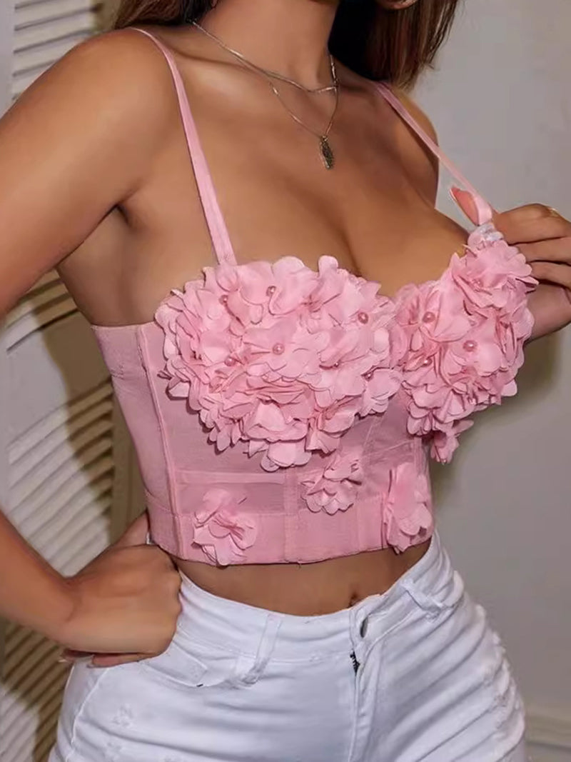 Floral Bustier Top