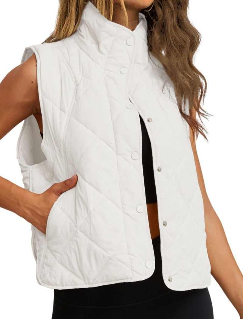 Quilted Sleeveless Vest