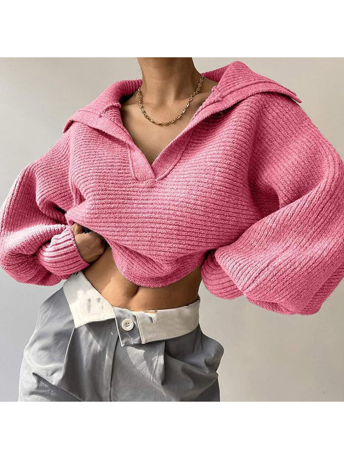 Cropped Sweater Top