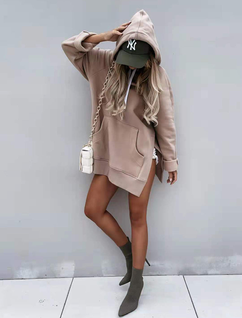 Casual Oversized Hoodie Dress