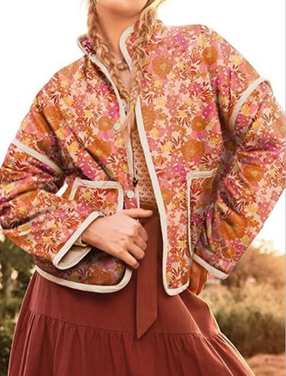 Floral Quilted Jacket