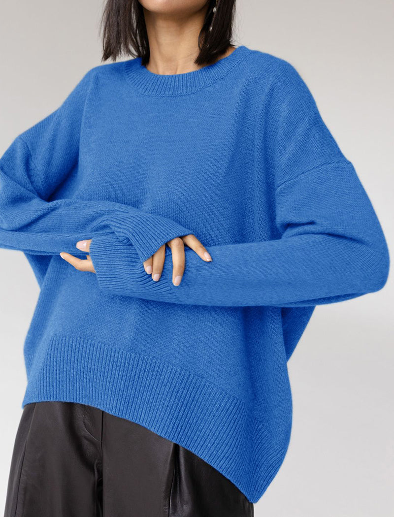 Oversized Knit Pullover Sweater