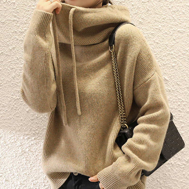 Cozy Turtleneck Knit Sweater