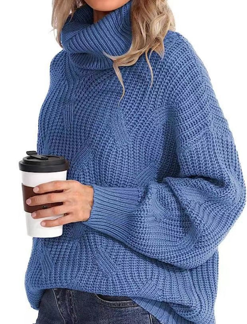 Chunky Knit Turtleneck Sweater