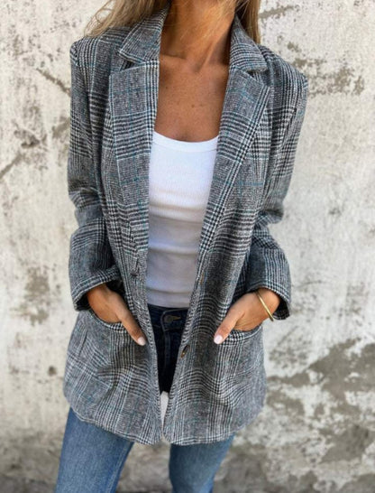 Houndstooth Blazer