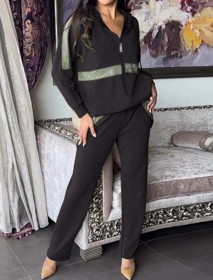 Long Sleeve Two-Piece Lounge Set