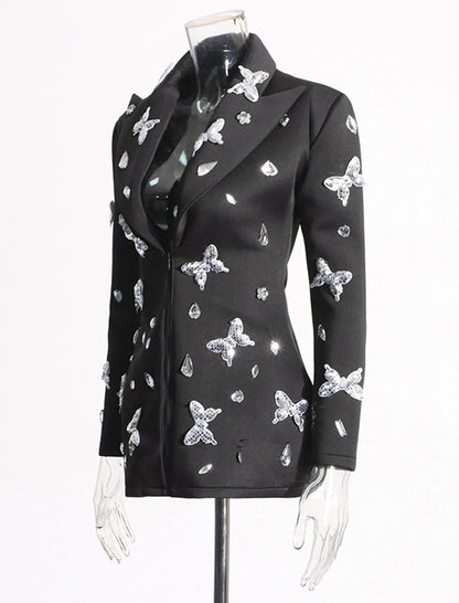 Butterfly Embellished Blazer