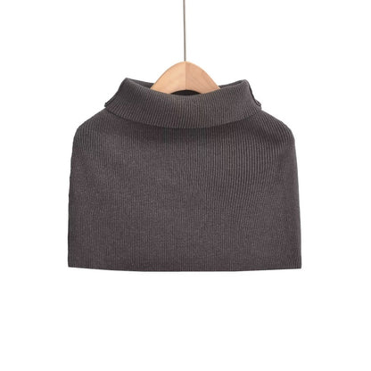 Cape-Style Layered Knit Sweater