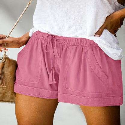 Drawstring Casual Shorts