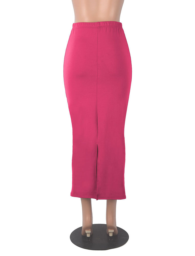 Solid/Graphic Skirt