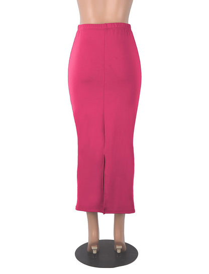 Solid/Graphic Skirt