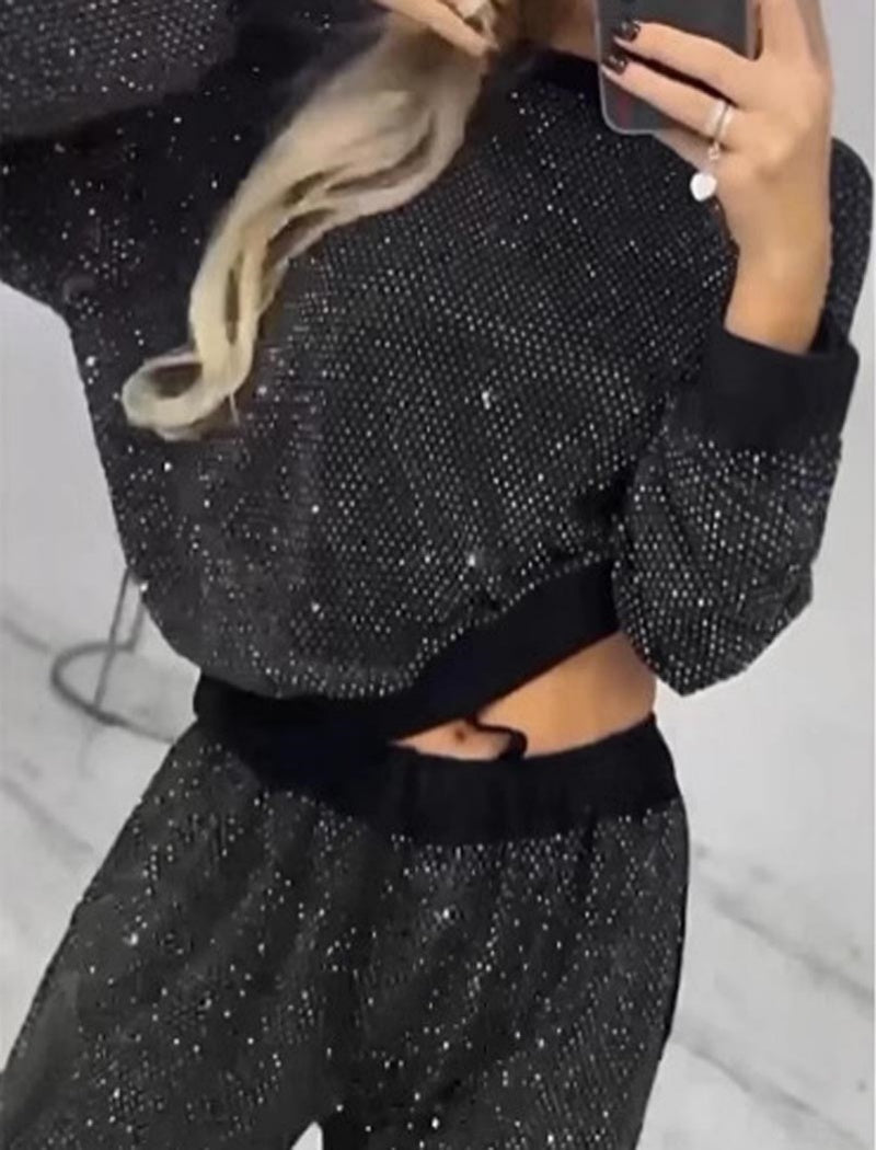 Sequin Two-Piece Lounge Set
