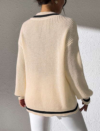 Off-Shoulder Knit Sweater