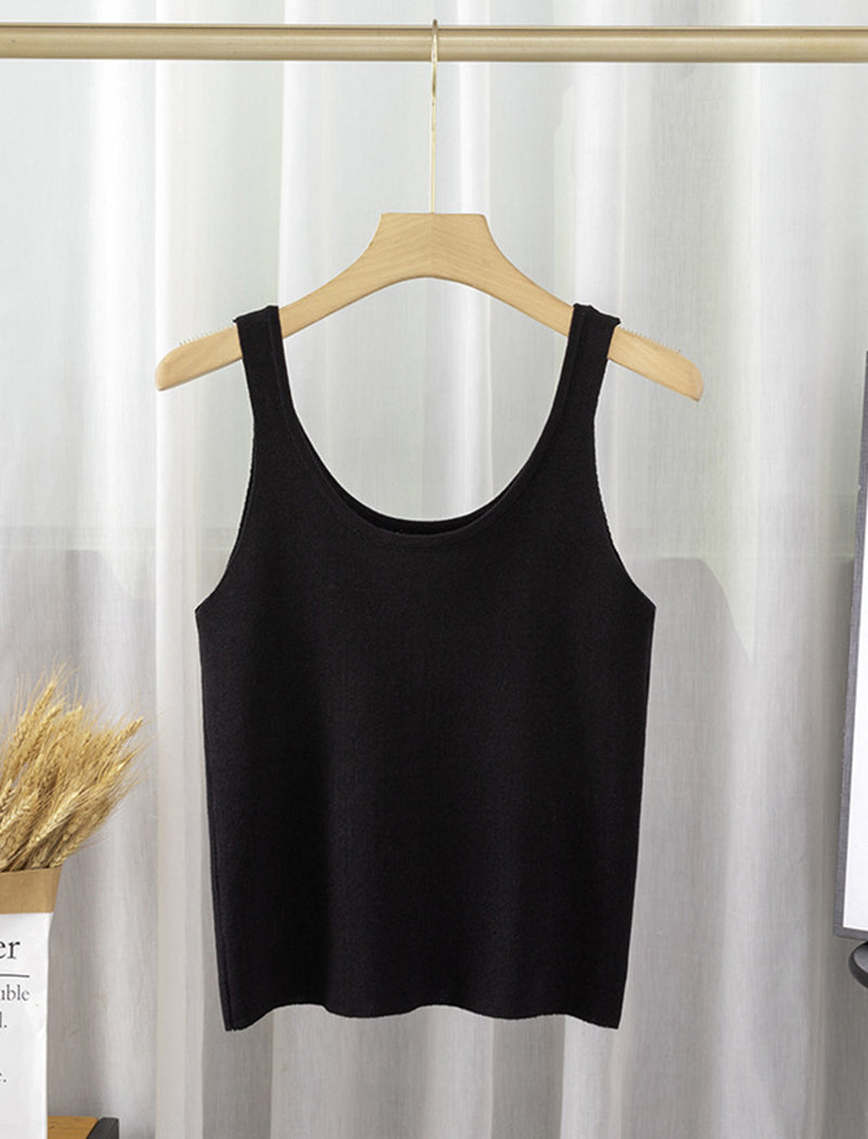 Minimalist Ribbed Tank Top