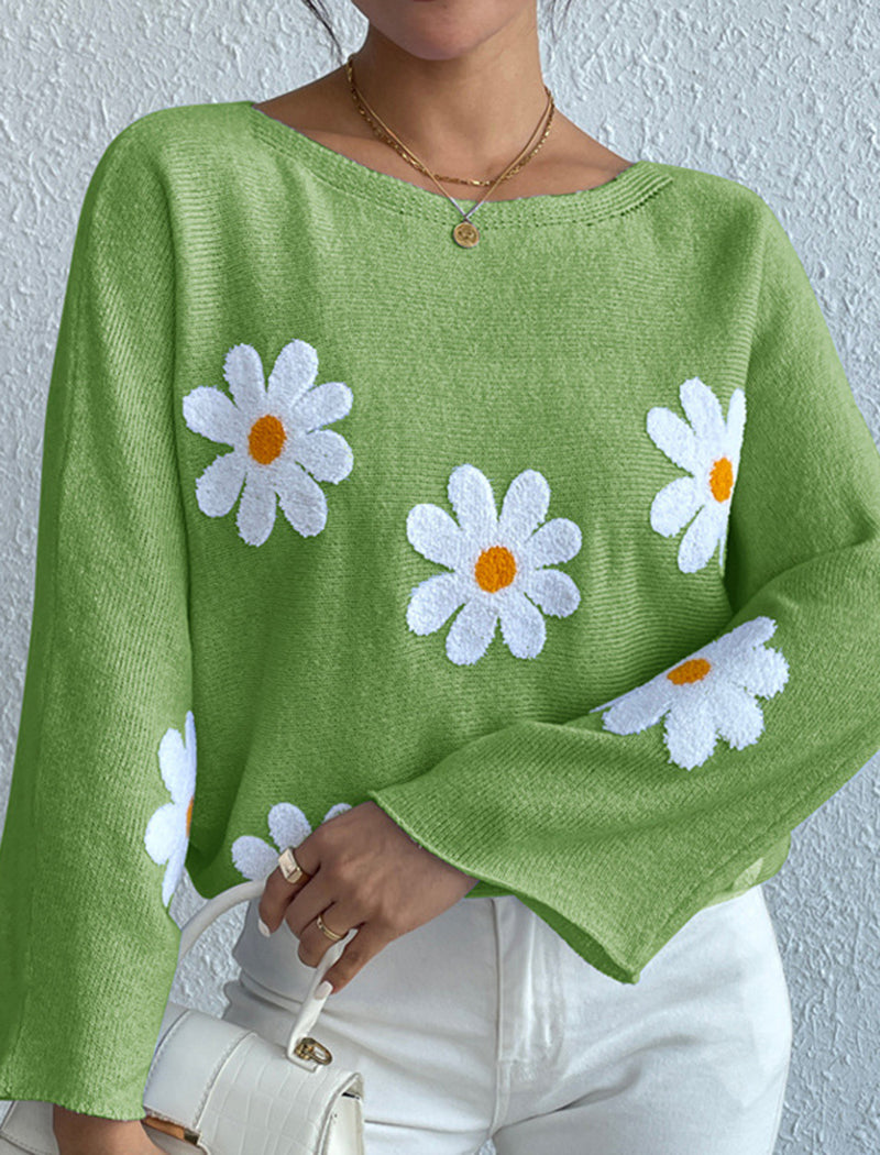 Off-Shoulder Pullover Sweater