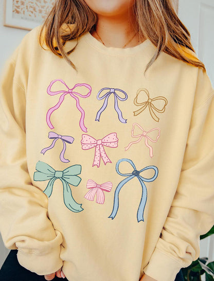 Bow Long Sleeve Top