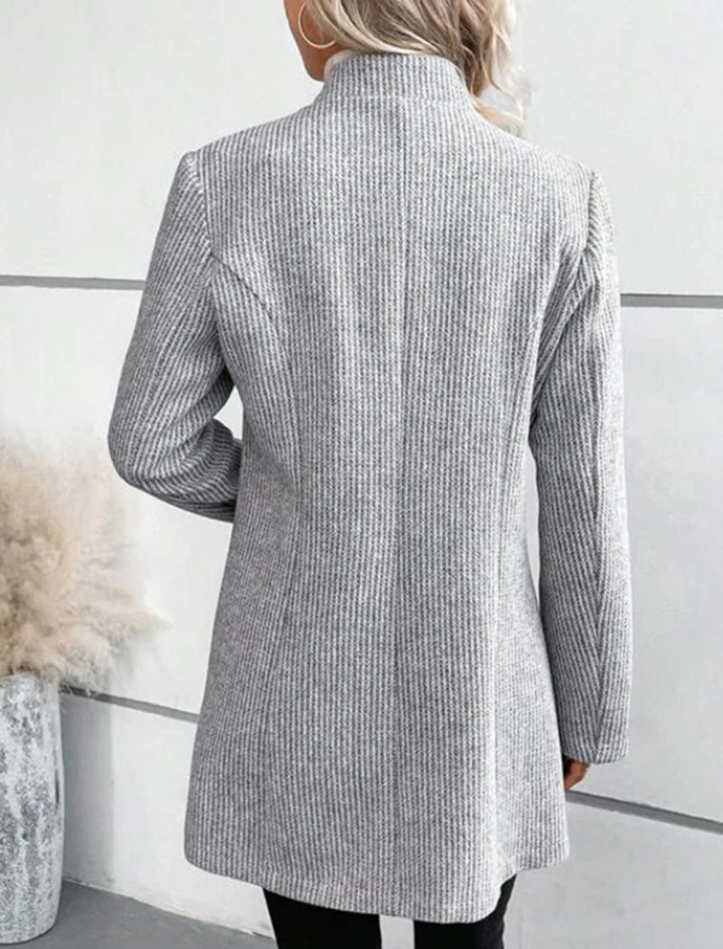 Longline Single-Breasted Blazer