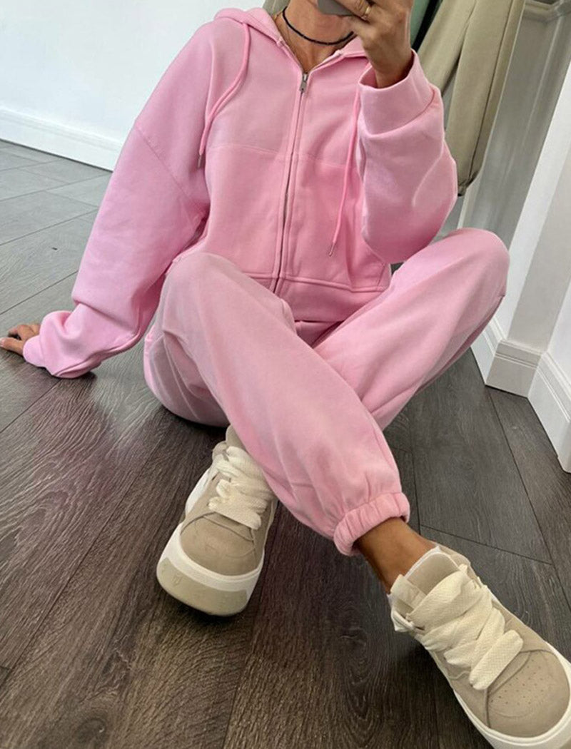 Relaxed Hoodie and Jogger Set