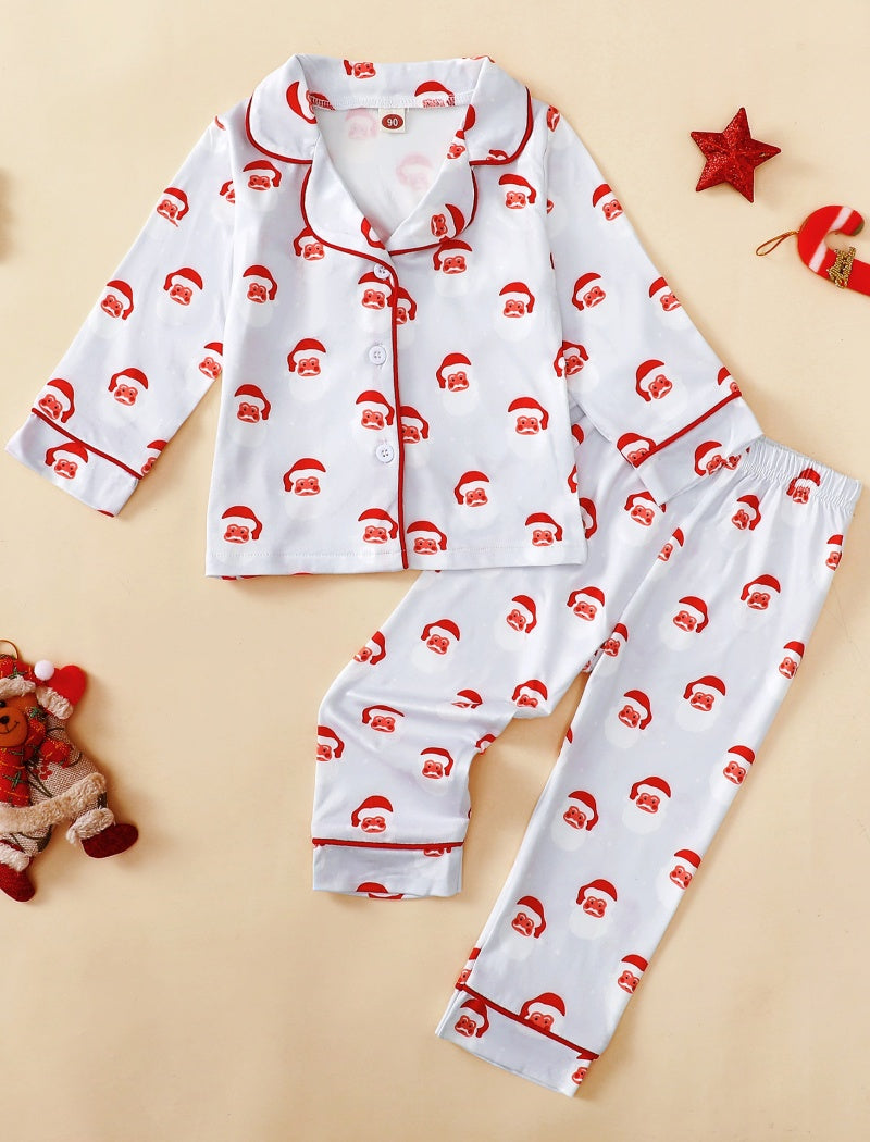 Festive Santa Pajama Set