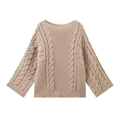 Cable Knit Loose Sweater