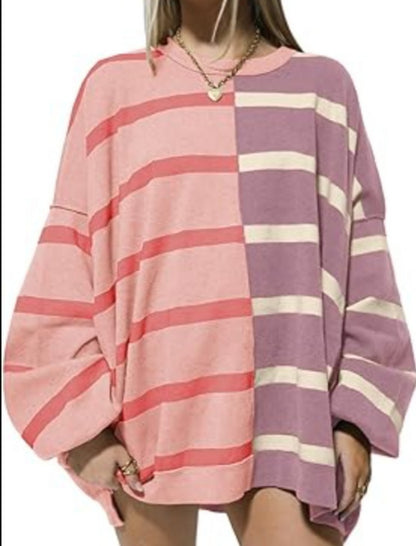 Oversized Striped Sweater